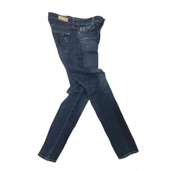 AG Adriano Goldschmied The Prima Cigarette Leg Distressed Jeans Size 25R - Picture 6 of 16
